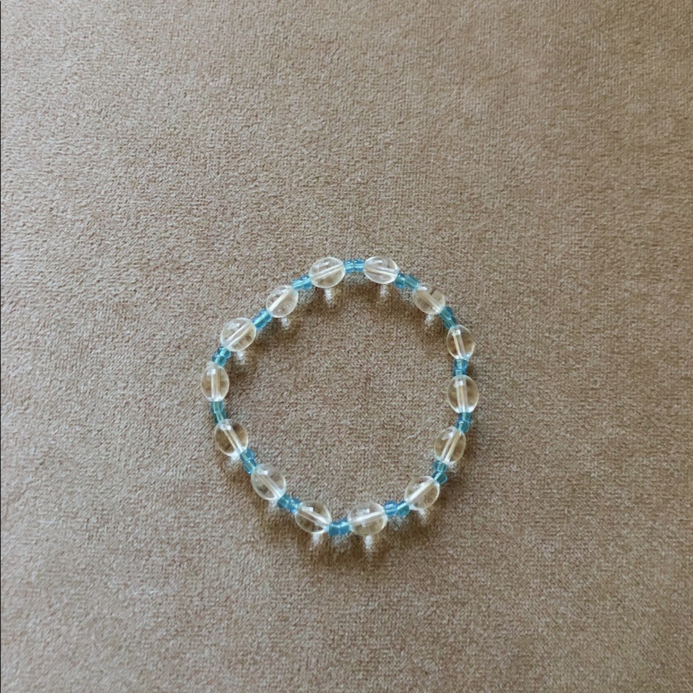 Blue Beads Bracelet